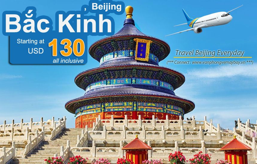 Vé máy bay đi Bắc Kinh Beijing giá rẻ