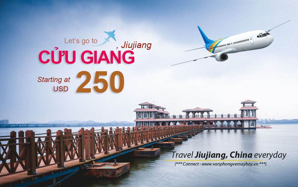 Đặt vé máy bay đi Cửu Giang (Jiujiang) giá rẻ