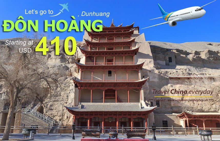 Đặt vé máy bay đi Đôn Hoàng (Dunhuang) giá rẻ