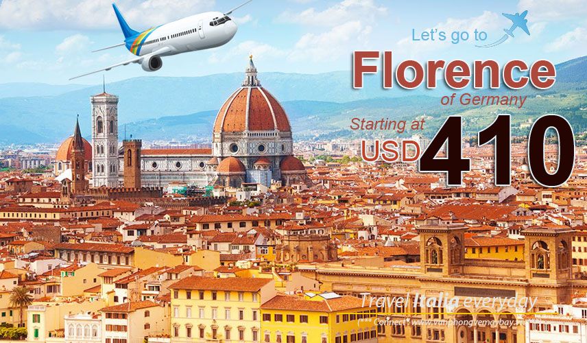 Vé máy bay giá rẻ đi Florence