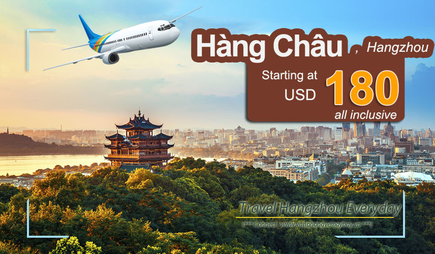 Đặt vé máy bay đi Hàng Châu (Hangzhou) giá rẻ