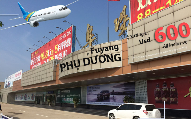 Đặt vé máy bay đi Phụ Dương (Fuyang) giá rẻ