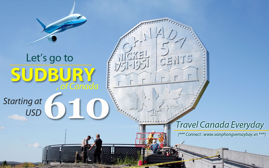 Đặt vé máy bay đi Sudbury (Canada) giá rẻ