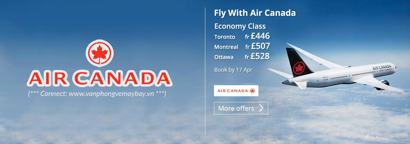Giá vé máy bay Air Canada