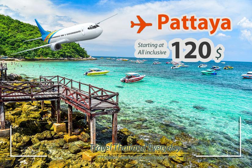 Đặt mua vé máy bay đi Pattaya