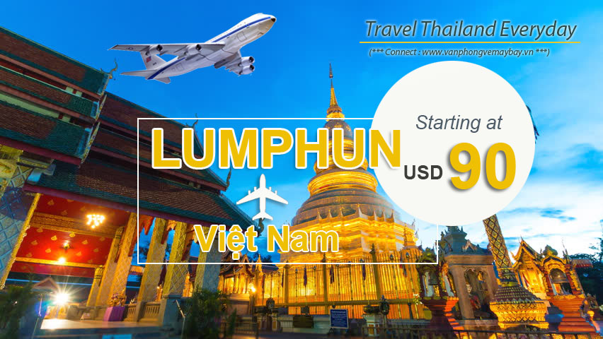 Đặt vé máy bay đi Lamphun (Thái Lan) giá rẻ