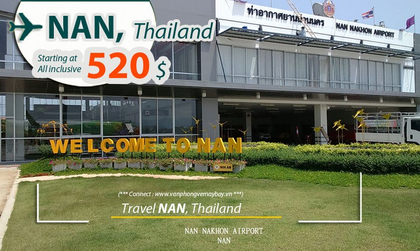 Đặt vé máy bay đi Nan (Thái Lan) giá rẻ