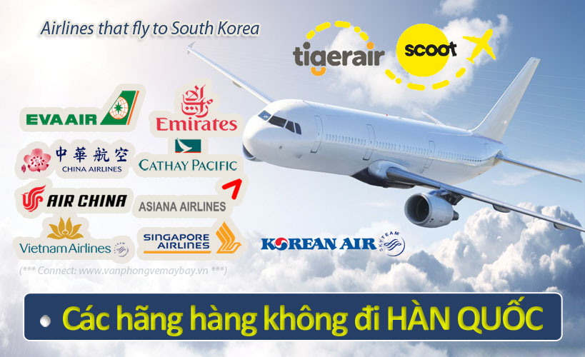 Các hãng hàng không đi Hàn Quốc
