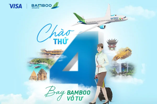 Khuyến mãi Bamboo Airways – Chào Thứ 4 Bay Vô Tư