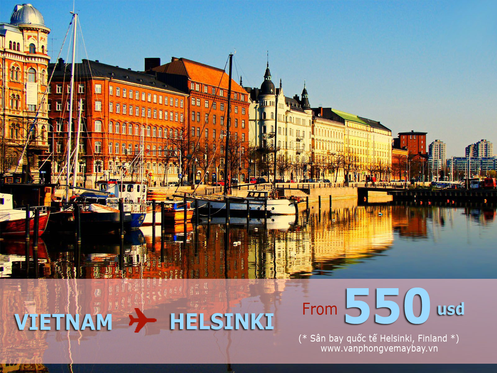 Vé máy bay đi Helsinki giá rẻ