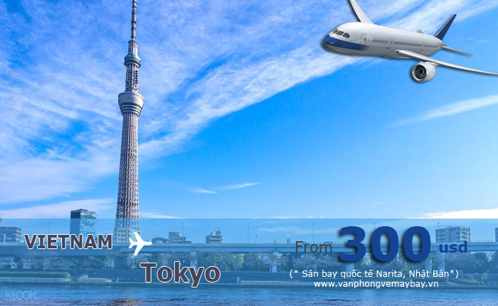 Vé máy bay đi Tokyo giá rẻ